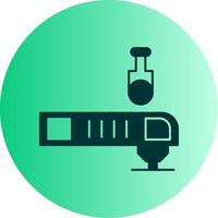 Oscillating Multi Tool Dual Tone Gradient Circle Icon vector