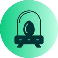 Incubation Dual Tone Gradient Circle Icon vector