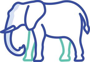 Fawn face outline color illustration vector