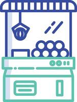Toy Machine outline color illustration vector