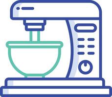 Blender outline color illustration vector