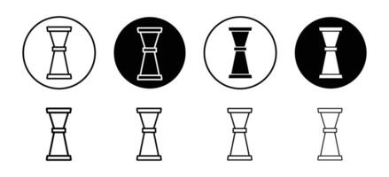Jigger icon set collection. Jigger Outline flat Icon. vector