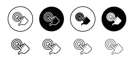 User interface icon set collection. User interface Outline flat Icon. vector