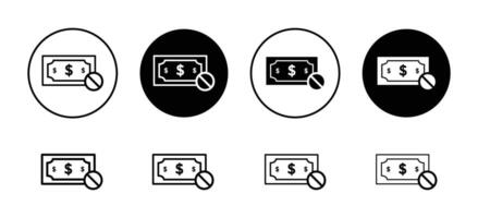 Free of charge shopping at shop icon. no price for product purchase symbol. no bribery or corruption set. vector