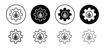 Green technology icon representing eco-friendly innovations and sustainable practices, perfect for environmental projects and green businesses vector