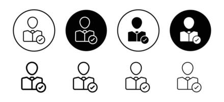 Hired icon set collection for web vector
