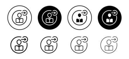 Login icon set collection for web vector
