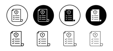 Security policy to protect intellectual property with certification icon. house or business IP protection document paper logo vector