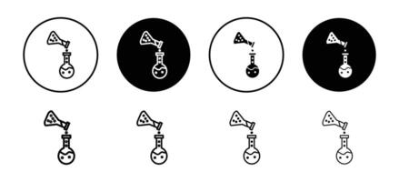Science icon set collection for web vector