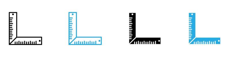 Carpenter Ruler Icon Ideal for Construction and DIY Tools vector