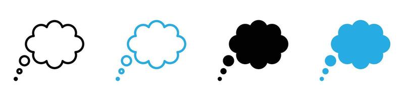 Dream cloud icon set collection for web vector