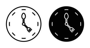 Lunch time icon set collection for web vector