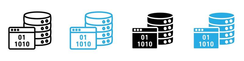 Master data icon vector