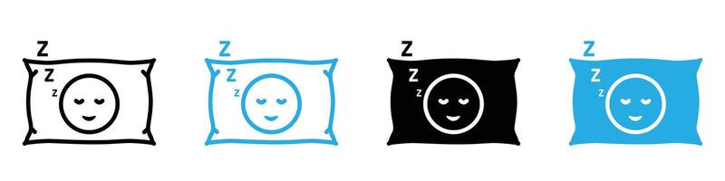 Sleeping Icon Ideal for Sleep and Relaxation Themes vector