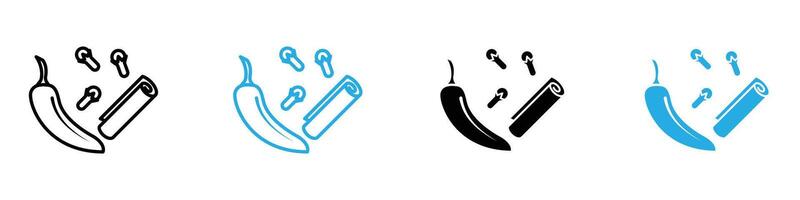 Spice Icon for Culinary Art, Food Design, and Flavor Enhancements vector