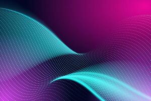 Wave point pattern background. future, digital, technology, science design elements vector