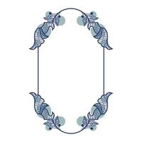 ILLUSTRATION 235 DECORATIVE ART FRAME, CAN USE FOR INVITATION, BACKGROUND, GREETING CARD, TEMPLATE, PRINT AND MANY MORE vector