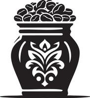 Coffee Cup and Beans Caffeine, Brew, Cup, Beans, Aroma, Hot, Drink, Roasted, Cafe vector