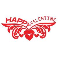 Happy Valentine Design vector