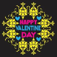 Happy Valentine day Best design vector