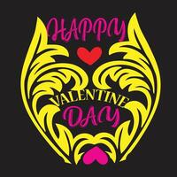 Happy Valentine day New design vector
