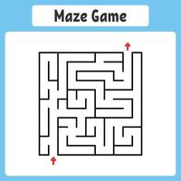Abstract square maze. vector