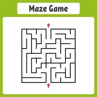 Abstract square maze. vector