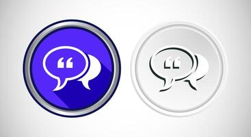 Testimonial Icon Button Set Design Illustration vector