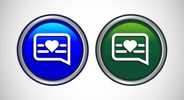 Testimonial Icon Button Set Design Illustration vector
