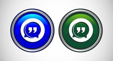Testimonial Icon Button Set Design Illustration vector