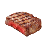 Steak House Beef Steak Meat on Transparent background AI-Generative png