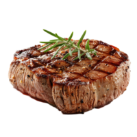 carne de vaca filete aislado en transparente antecedentes ai-generativo png