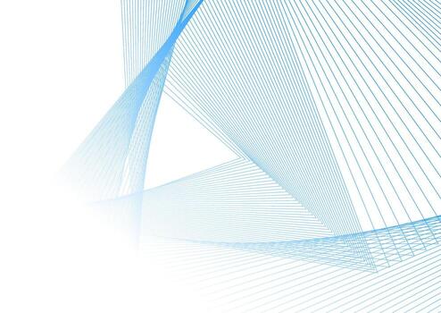 Bright blue triangular lines technology futuristic background vector