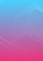 Blue purple minimal lines abstract futuristic tech background vector