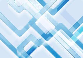 Blue white abstract minimal background with stripes vector