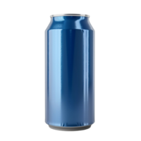 Refreshing Cold Soda Can with Water Drops AI-Generative png
