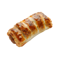 Sausage roll pastry on a transparent background png