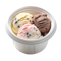 Ice Cream Container on Transparent Background png