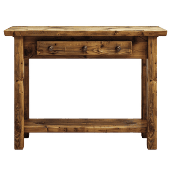 retro de madera mesa mueble aislado en transparente antecedentes png