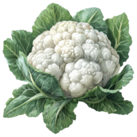 cauliflower isolated on transparent background png
