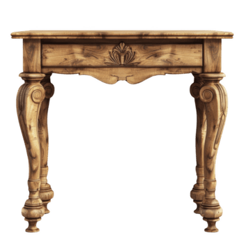 retro de madera mesa mueble aislado en transparente antecedentes png