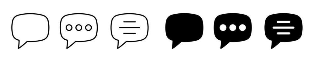Chat icon. Talk bubble speech icon. Dialogue balloon icon. vector