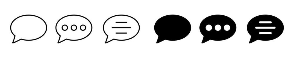 Chat icon. Talk bubble speech icon. Dialogue balloon icon. vector