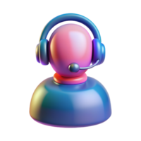 Customer service 3D customer service icon 3D customer service manager symbol png