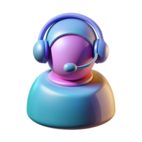 Customer service 3D customer service icon 3D customer service manager symbol png