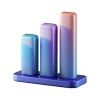 Bar graph 3D bar graph design 3D bar graph icon png