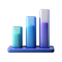 Bar graph 3D bar graph design 3D bar graph icon png