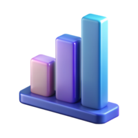 Bar graph 3D bar graph design 3D bar graph icon png