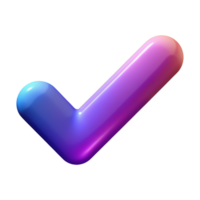Checkmark 3D Checkmark design 3D Checkmark icon 3D Checkmark symbol png