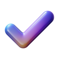 Checkmark 3D Checkmark design 3D Checkmark icon 3D Checkmark symbol png